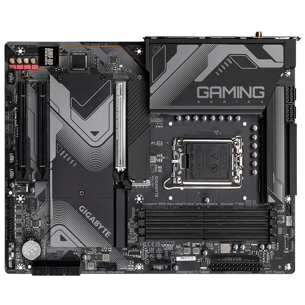 Gigabyte GA-Z790-GAMING-X-AX Z790 Gaming X AX Intel Z790 Raptor Lake LGA 1700 ATX DDR5 Desktop Motherboard