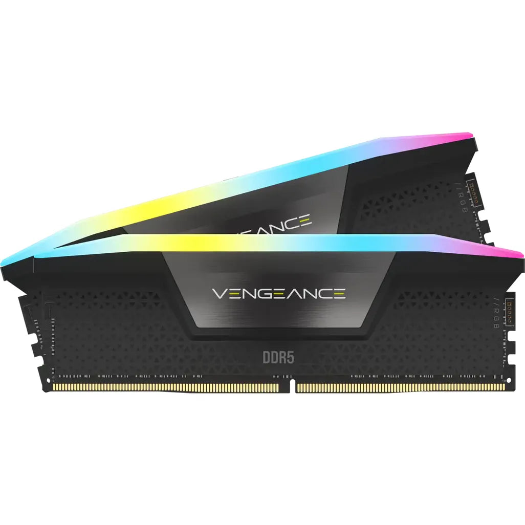 Corsair Vengeance RGB 32GB (2x16GB) DDR5-7200 MHz CL34 1.45V Intel XMP 3.0 Black Desktop Memory