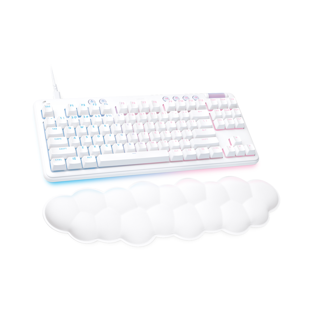 Logitech G713 TKL GX Tactile Lightsync RGB White Mist USB Wired Mechanical Gaming Keyboard