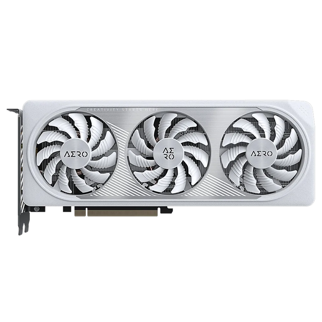 Gigabyte GeForce RTX 4060 AERO OC 8GB GDDR6 128-Bit PCIe 4.0 Desktop Graphics Card