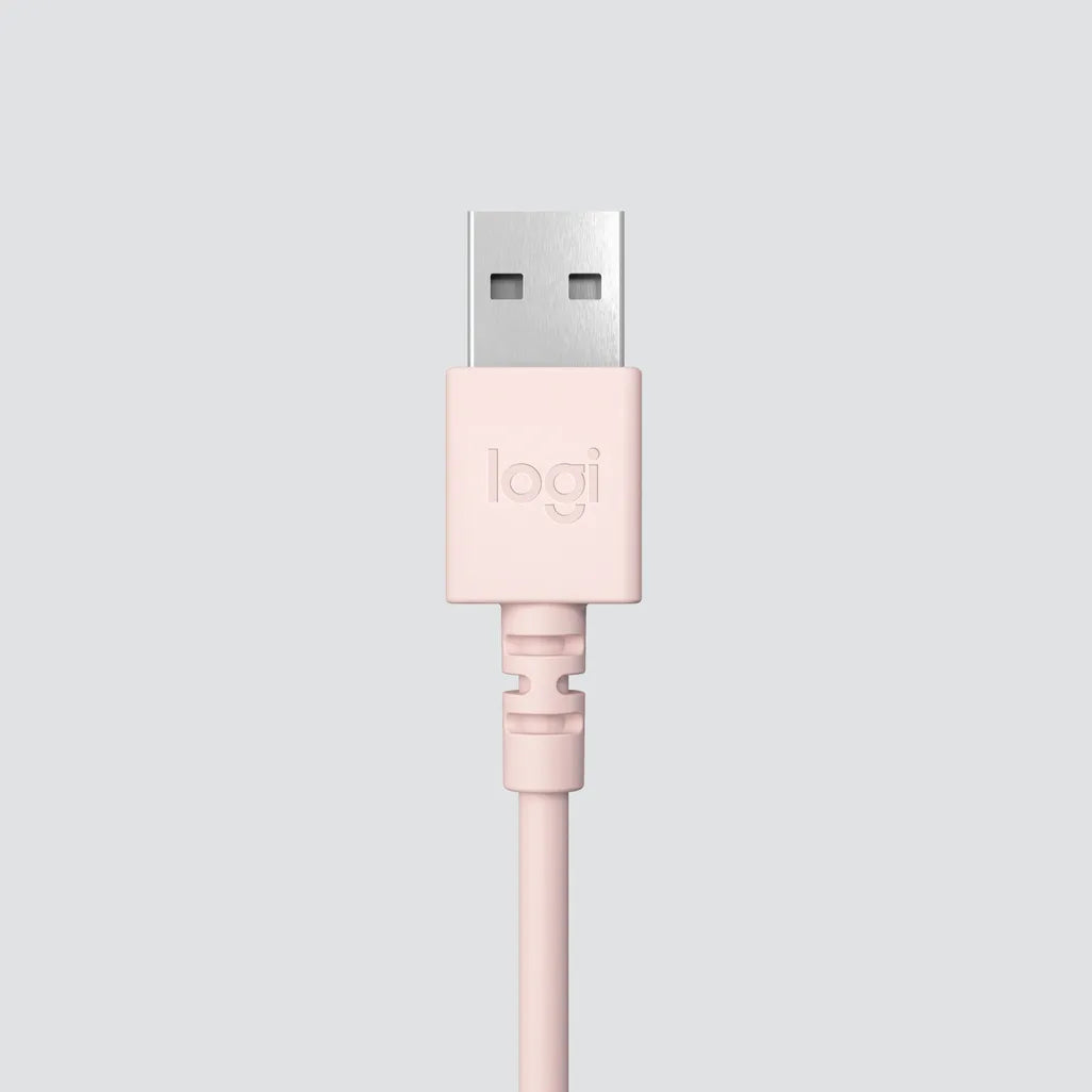 Logitech H390 Rose USB Wired Headset
