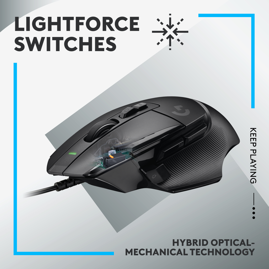 Logitech® G502 X Gaming Mouse - Black