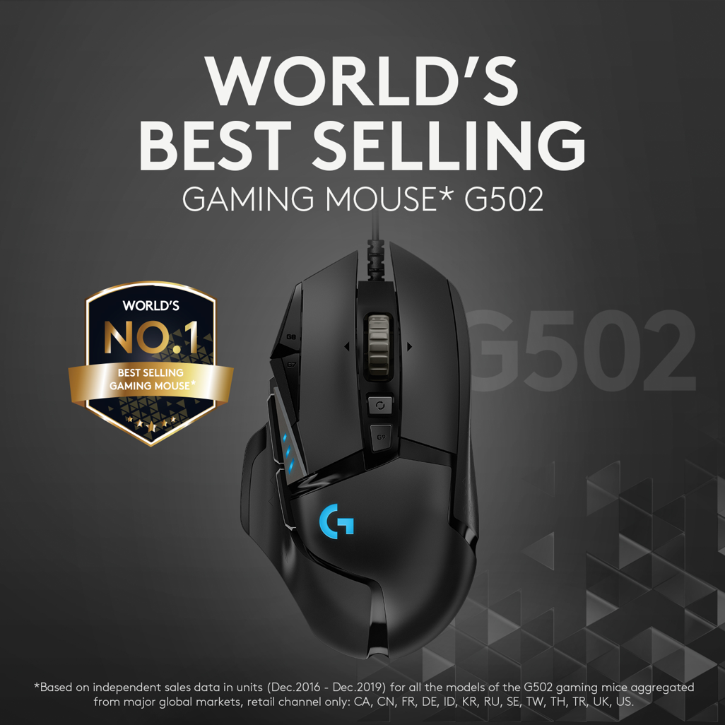Logitech® G502 HERO High Performance Gaming Mouse