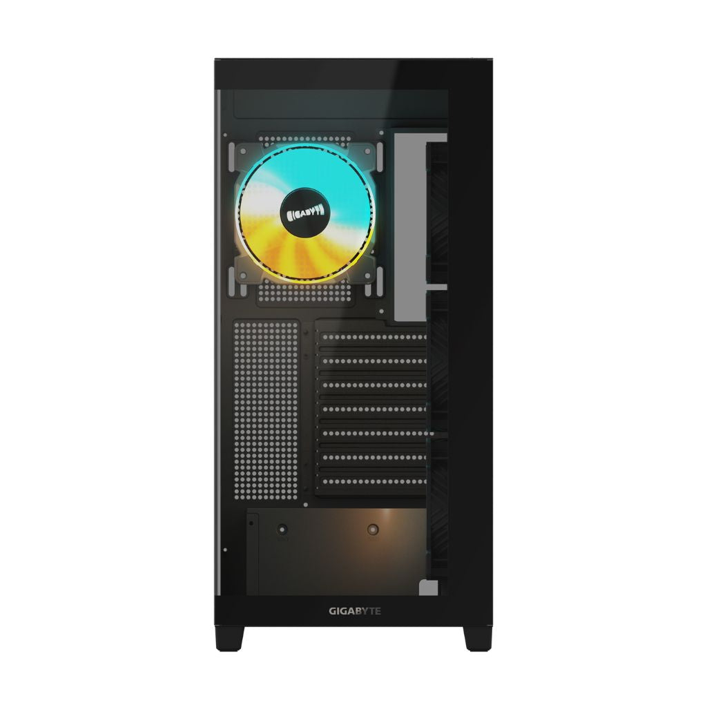 Gigabyte C500 Panoramic Stealth Midi Tower PC Case Black