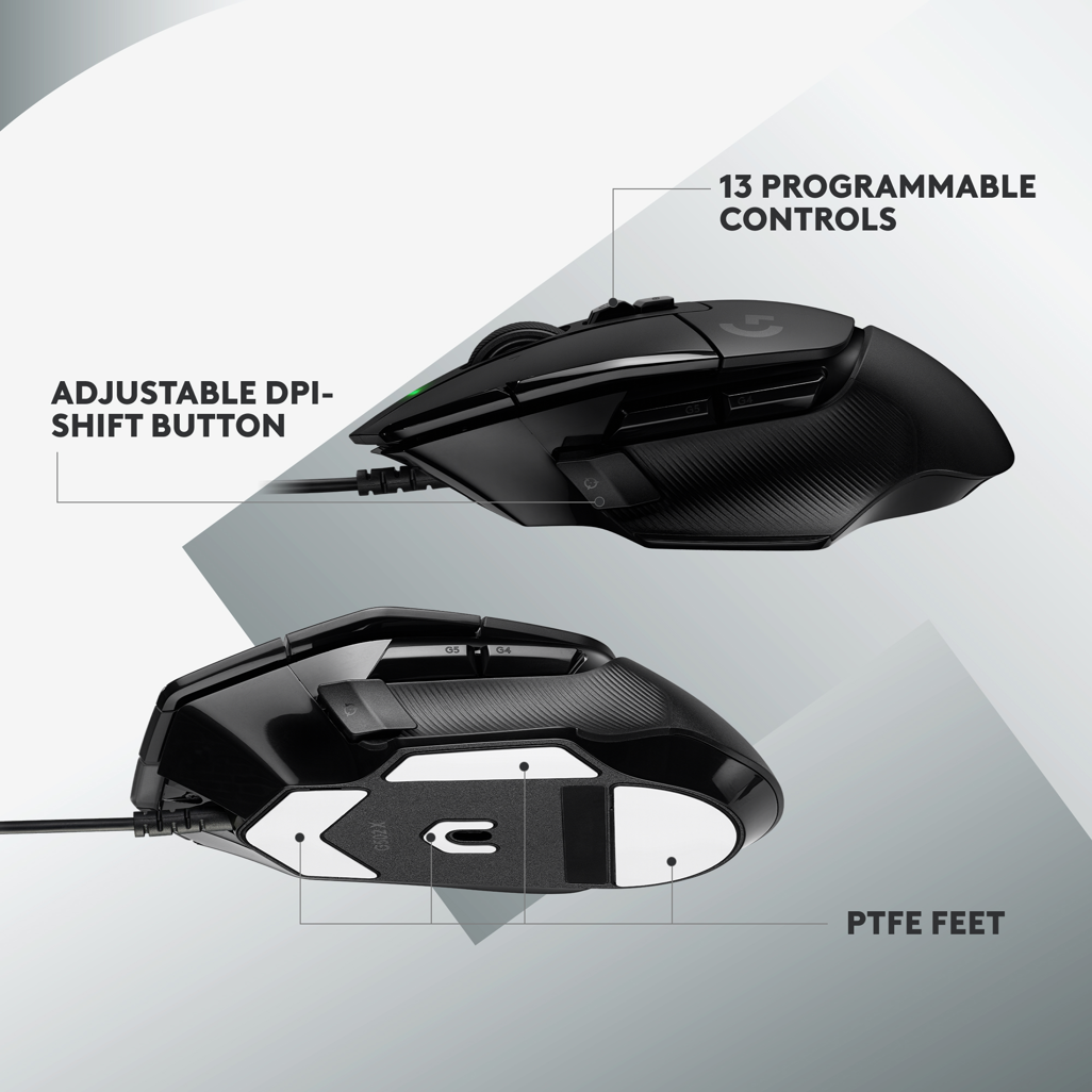 Logitech® G502 X Gaming Mouse - Black