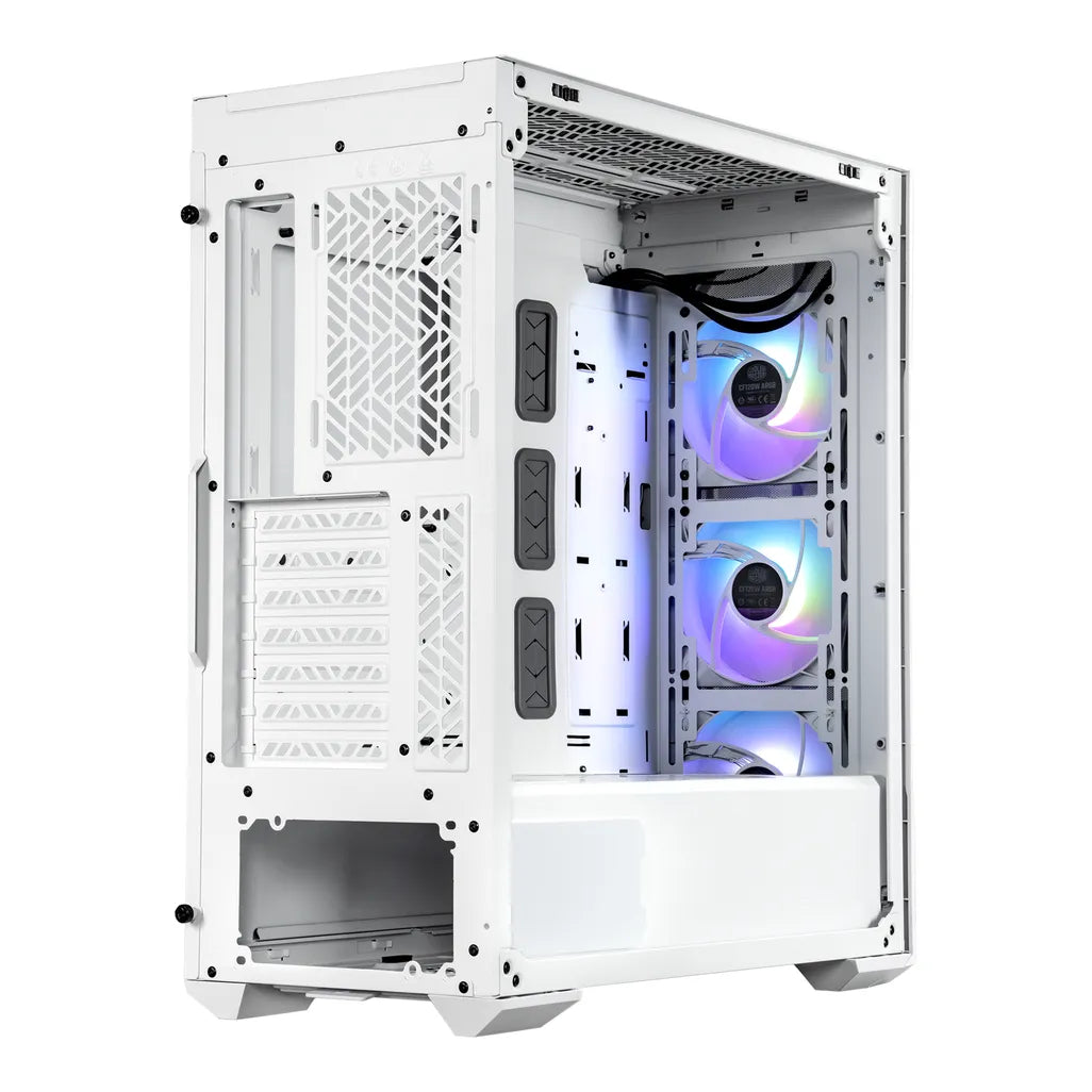 Cooler Master MasterBox TD500 V2 Clear Tempered Glass ARGB White ATX Mid-Tower Chassis