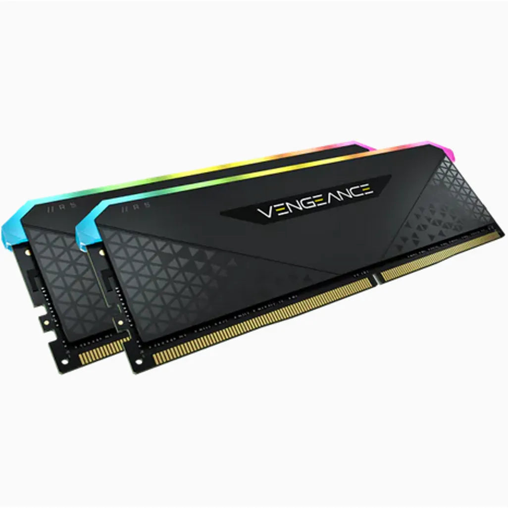 Corsair Vengeance RGB RS 32GB (2x16GB) DDR4-3600MHz CL18 1.35V Black Desktop Memory