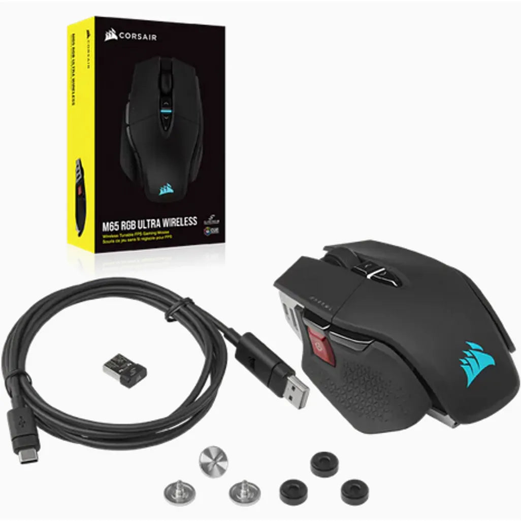 Corsair M65 RGB Ultra Wireless Tunable FPS Gaming Mouse