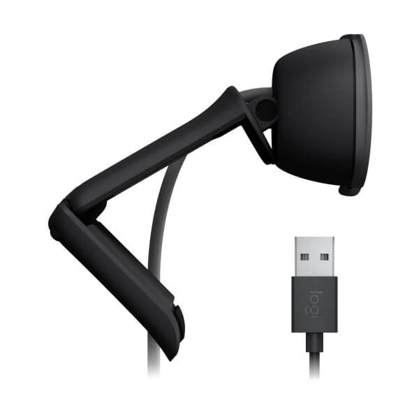 Logitech Brio 100 2.0MP Full HD 1080P Graphite USB 5Gbps Type-A Webcam