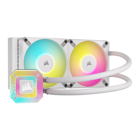 Corsair iCUE H100i Elite Capellix XT 240mm White Liquid CPU Cooler