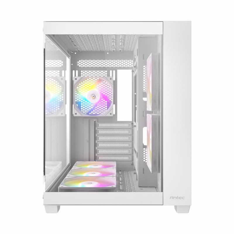 Antec CX800 RGB ELITE Tempered Glass Dual Chamber Mid Tower ATX Case White