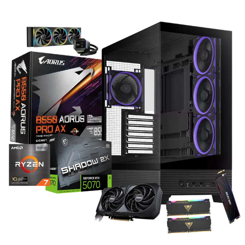 AMD Ryzen 7 5800X3D Gaming PC | GeForce RTX 5070 12GB | 32GB DDR4 | 1TB NVMe | Windows 11 Pro