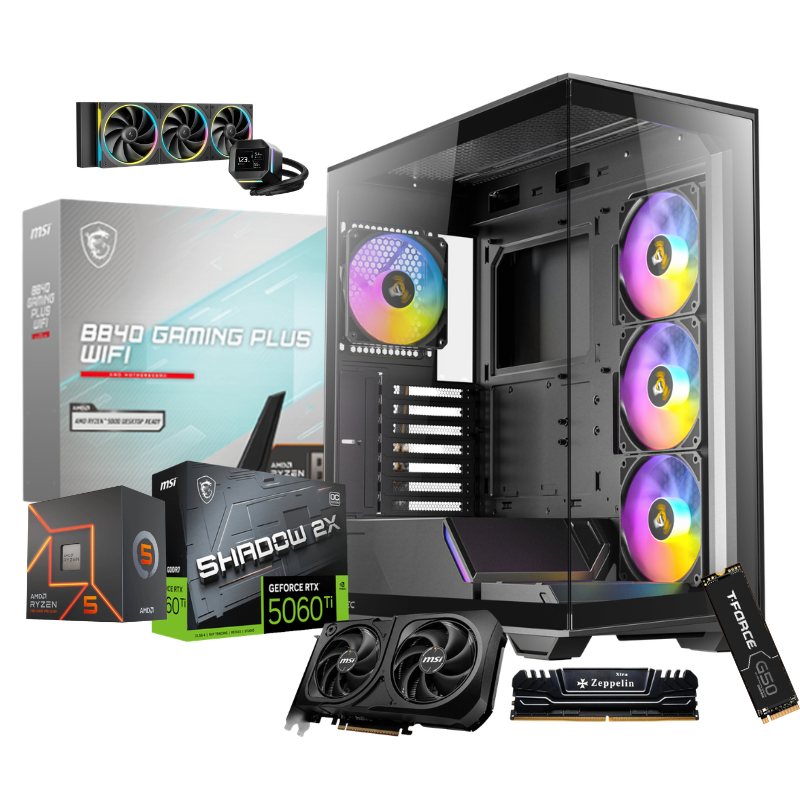 AMD Ryzen 5 9600X Gaming PC | RTX 5060 Ti 16GB GDDR7 | 32GB DDR5 | Windows 11 Pro