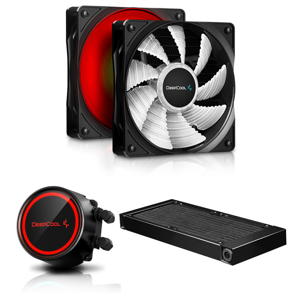 DeepCool GammaXX L240T Red Liquid CPU Cooler