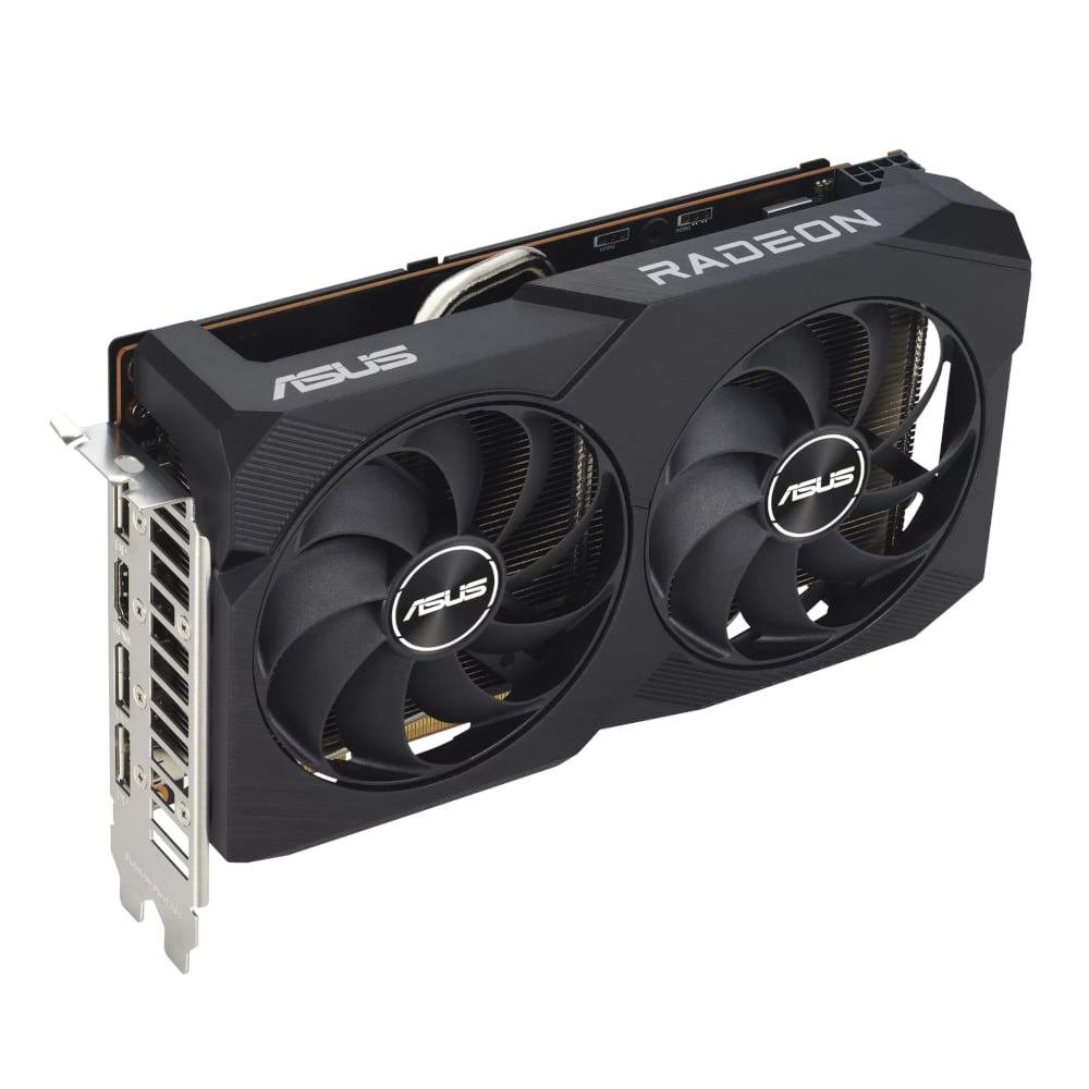 Asus Dual Radeon RX 7600 V2 8GB GDDR6 OC Edition Graphics Card