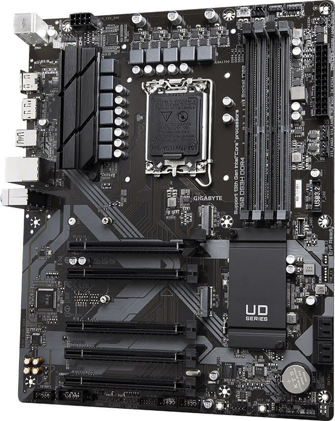 Gigabyte B760 DS3H DDR4 Intel B760 Raptor Lake LGA 1700 ATX Desktop Motherboard