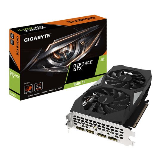 Gigabyte GeForce GTX 1660 Ti OC 6GB GDDR6 Desktop Graphics Card