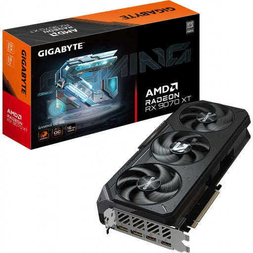Gigabyte Radeon RX 9070 XT GAMING OC GV-R9070XTGAMING OC-16GD 16GB GDDR6 256-Bit PCIe 5.0 Desktop Graphics Card