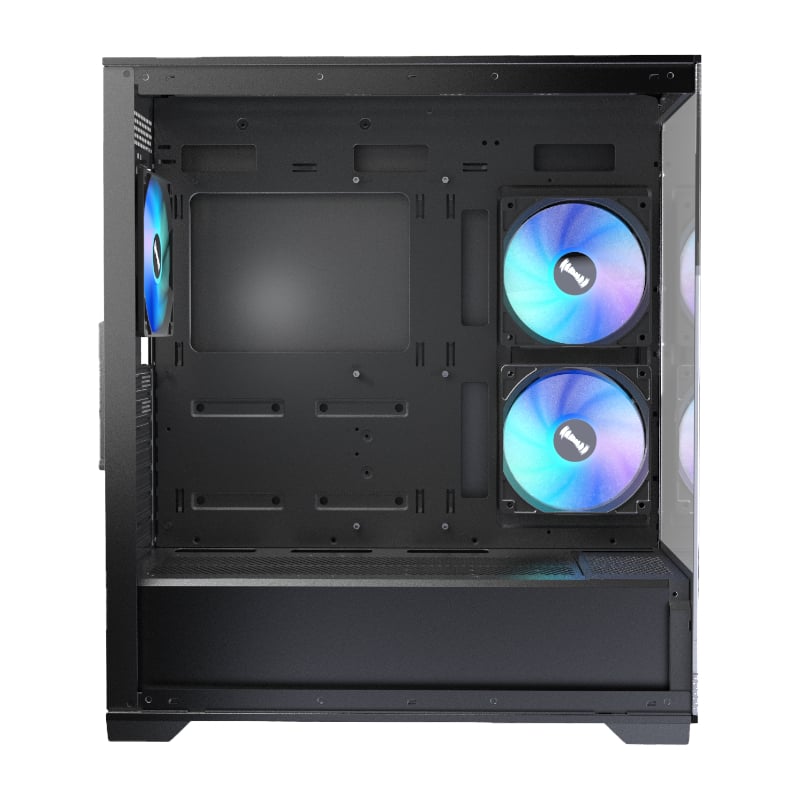 Raidmax I801 ATX|Micro-ATX|Mini-ITX|E-ATX ARGB Gaming Chassis – Black