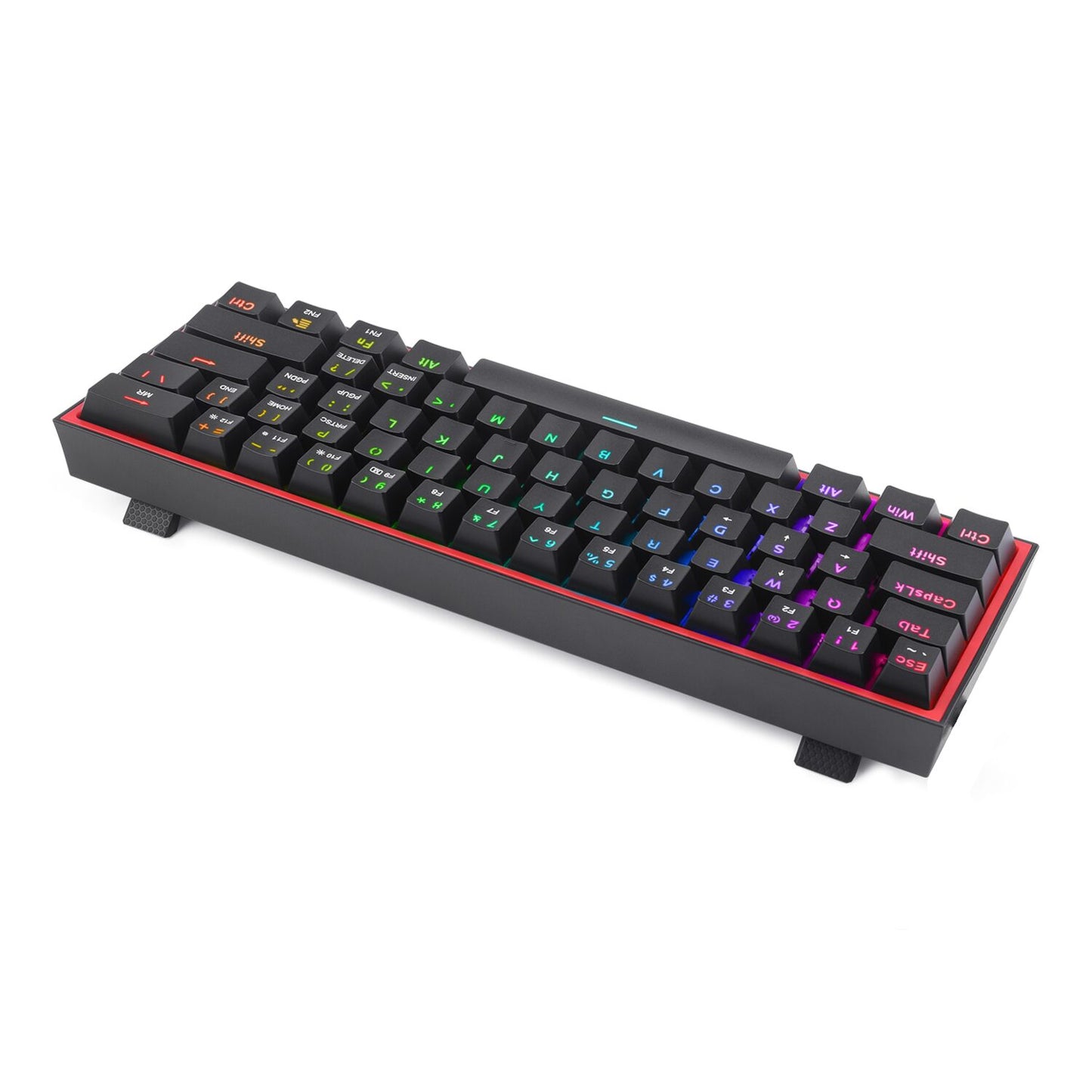 Redragon K617 FIZZ 60% Wired RGB Gaming Keyboard – Black