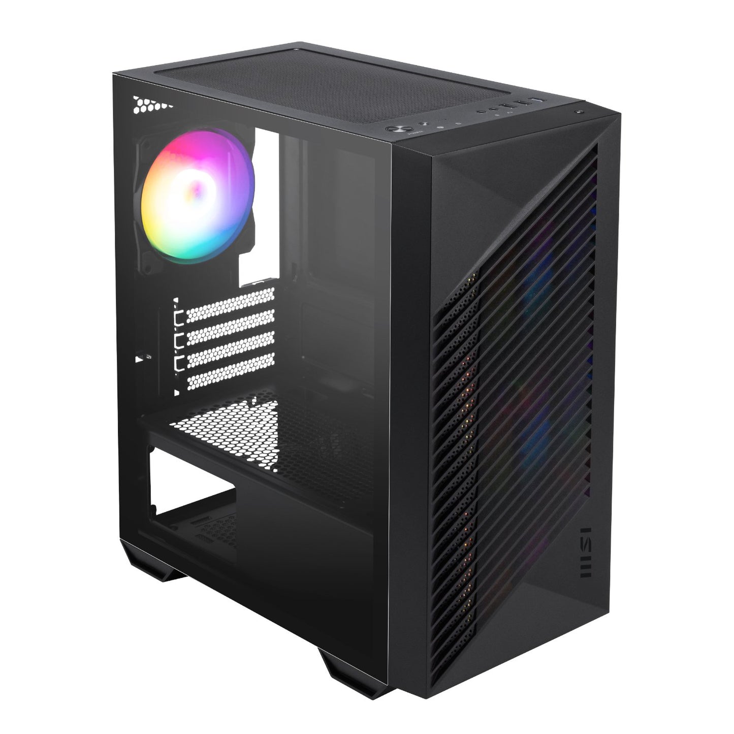 MSI PRO FORGE M050A Micro-ATX Gaming Chassis – Black