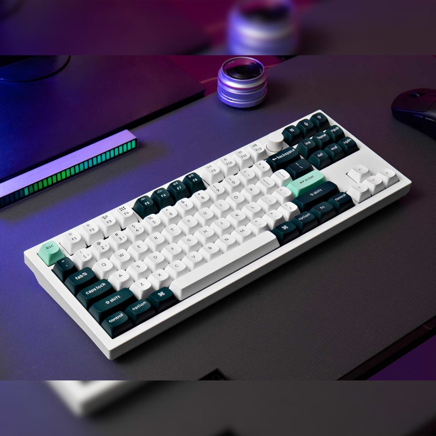 Keychron Q3 HE QMK 80% Wireless Custom Mechanical Keyboard (Nebula Switch) – Shell White