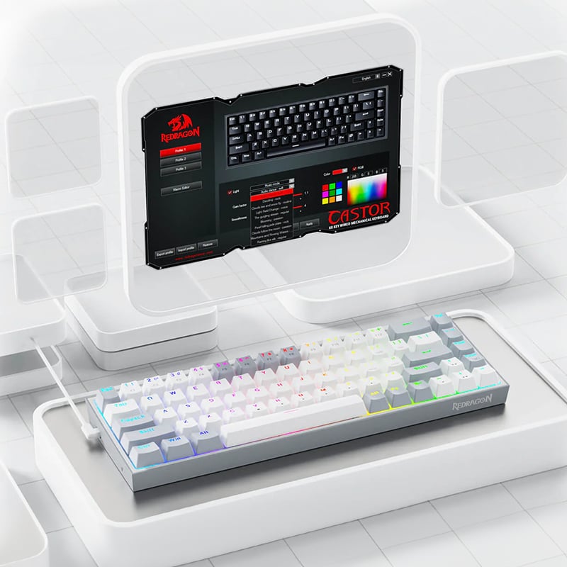 REDRAGON MECHANICAL Caster Wired Gaming Keyboard