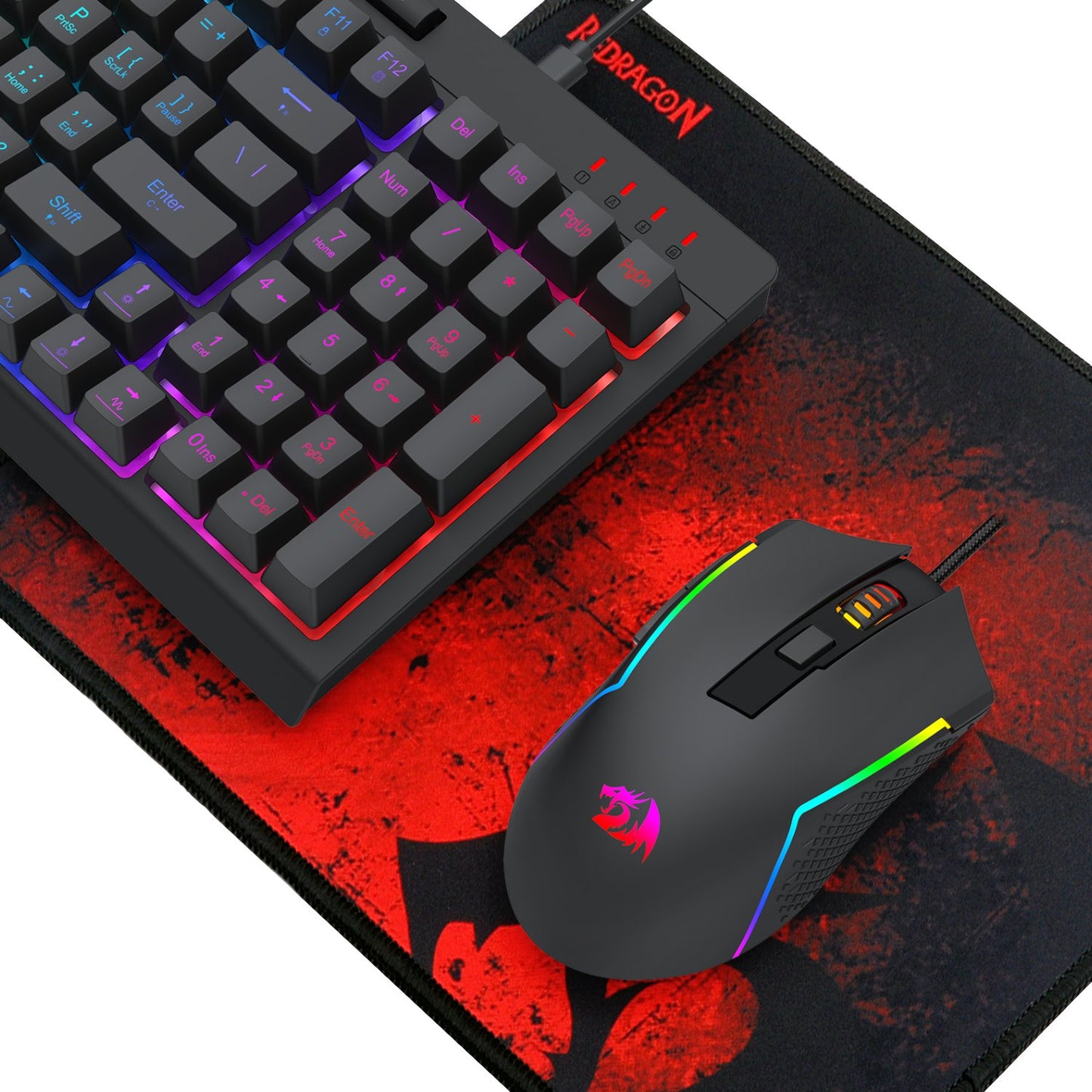 Redragon 4-in-1 Keyboard - Mouse - Mousepad - Headset Gaming Combo