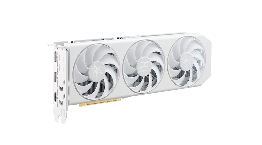 PowerColor Hellhound Spectral White AMD Radeon™ RX 9060 XT 16GB GDDR6