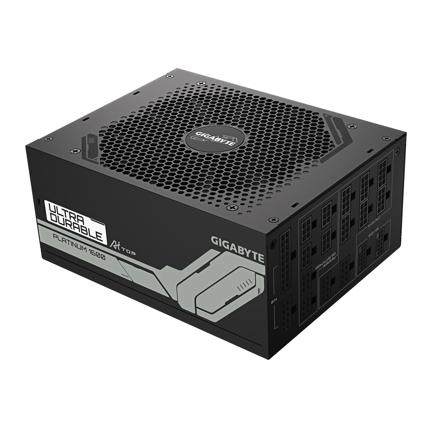 Gigabyte UD1600PM PG5 AI TOP 80 PLUS Platinum Fully Modular PCIe 5.1 12VHPWR 12V-2x6 ATX 3.1 PSU, 1600w