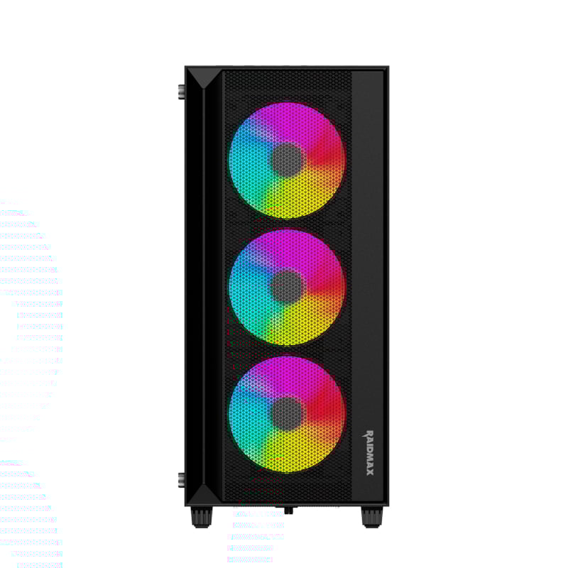 Raidmax V1000TBS ATX | Micro-ATX | Mini-ITX ARGB Mid-Tower Gaming Chassis – Black