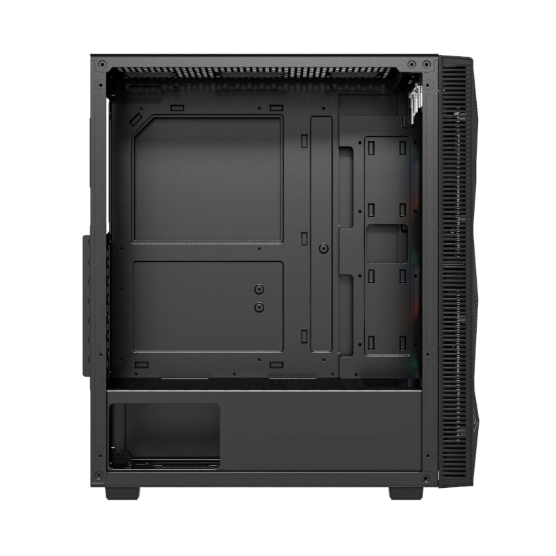 Raidmax V151TBS Vector V151 Static RGB Tempered Glass Steel Mesh Black ATX Mid-Tower Desktop Chassis
