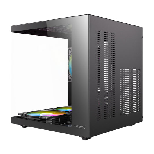 Antec VCX10M RGB Micro-ATX | ITX ARGB Mini -Tower Gaming Chassis – Black
