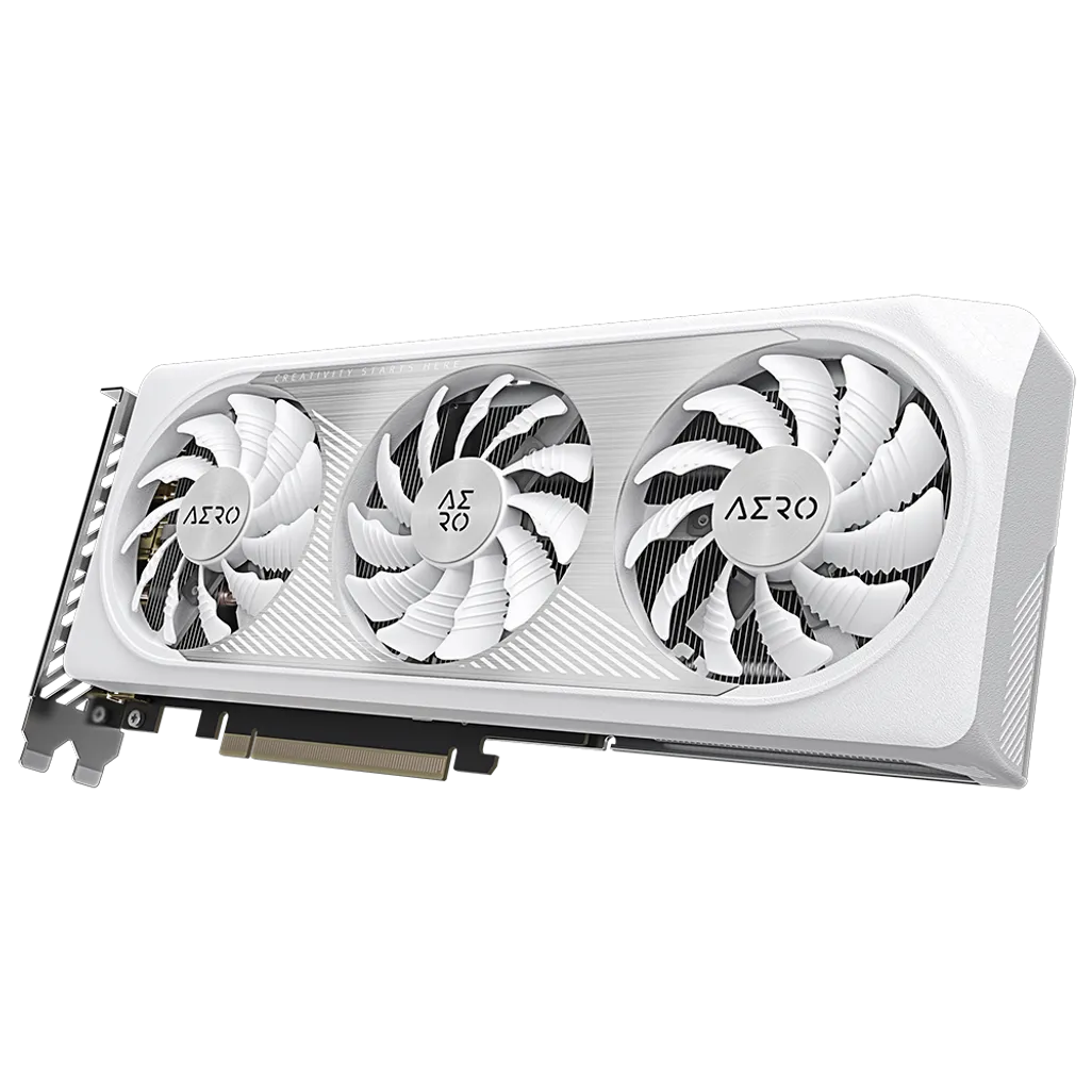 Gigabyte GeForce RTX 4060 AERO OC 8GB GDDR6 128-Bit PCIe 4.0 Desktop Graphics Card