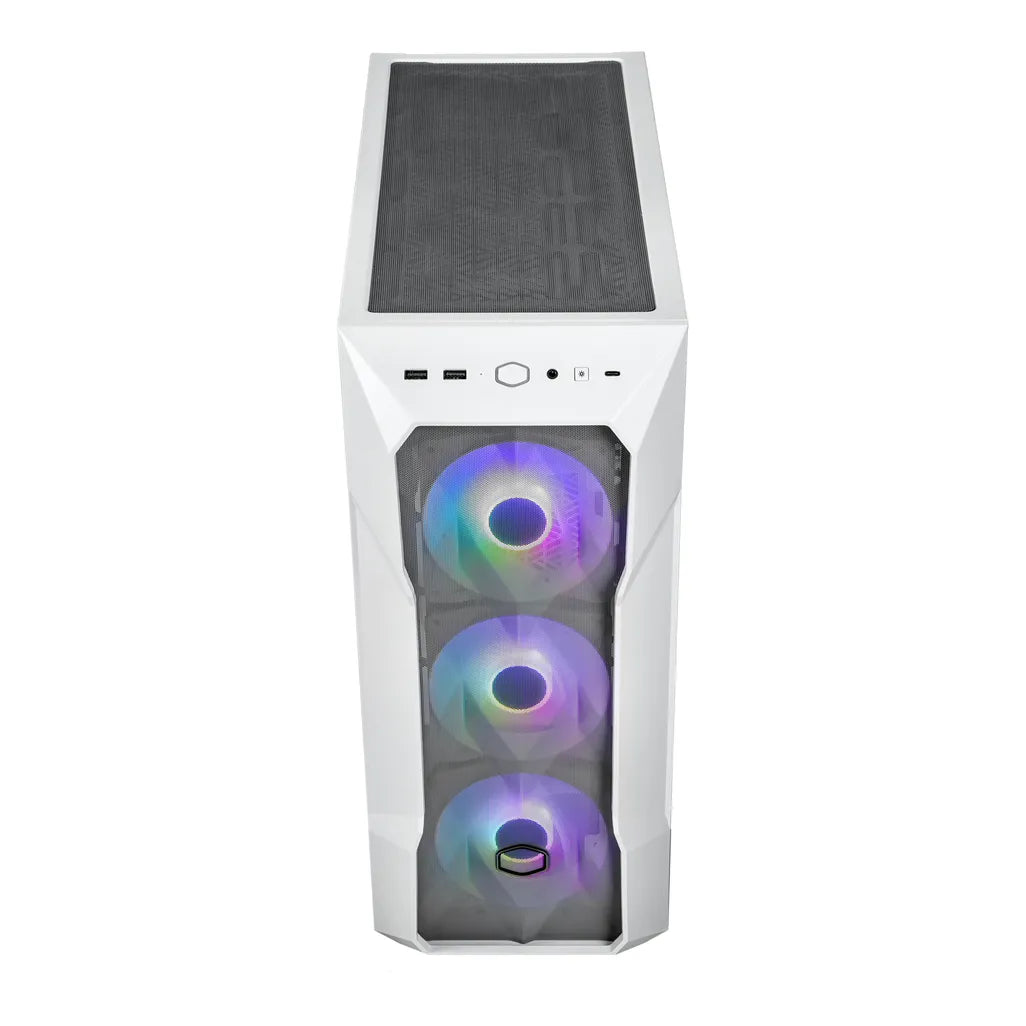 Cooler Master MasterBox TD500 V2 Clear Tempered Glass ARGB White ATX Mid-Tower Chassis