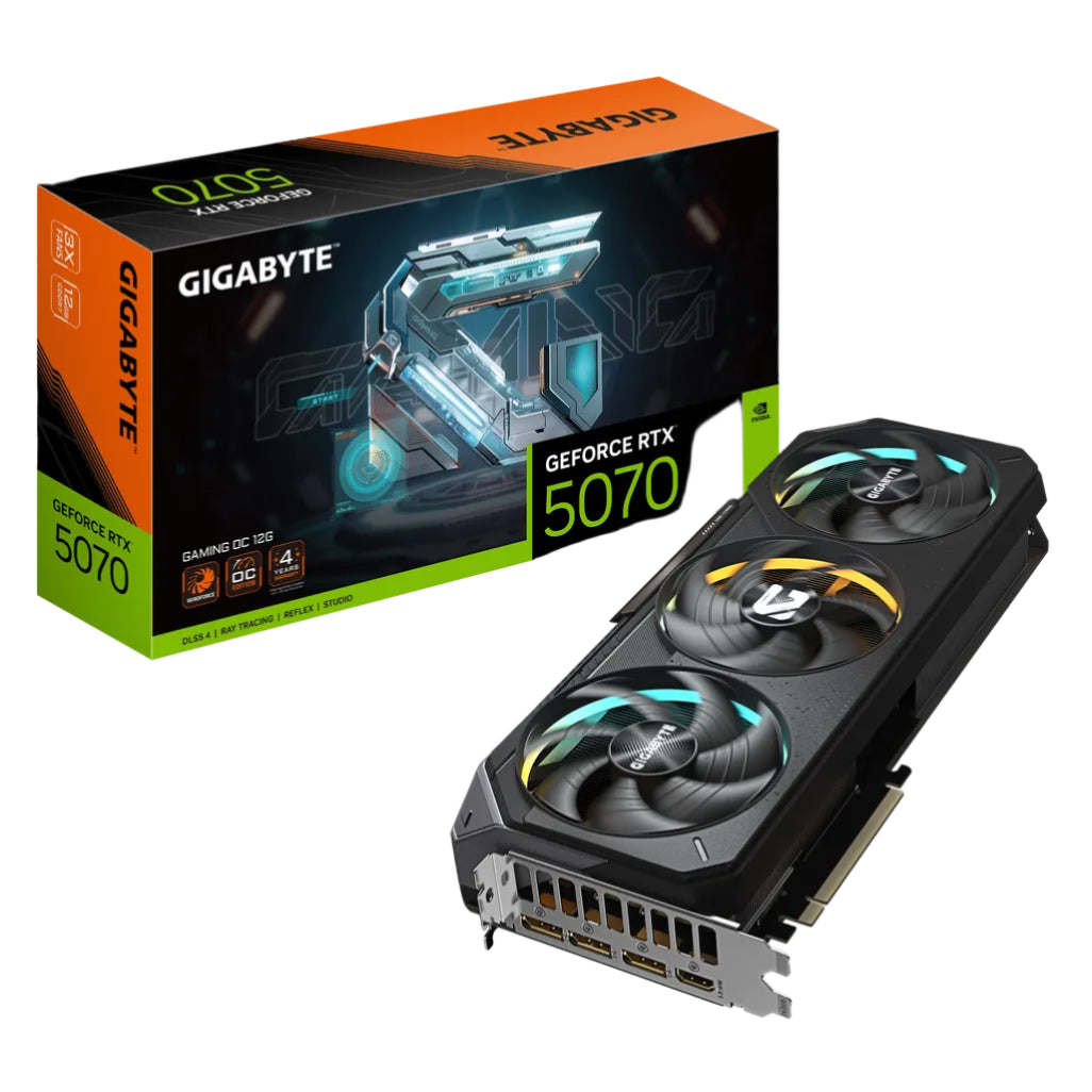 Gigabyte GeForce RTX 5070 GAMING OC 12GB GDDR7 192-bit PCIe 5.0 Desktop Graphics Card
