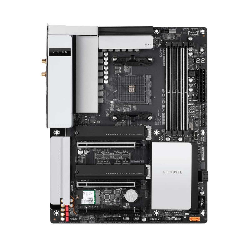 Gigabyte B550 VISION D-P AMD B550 Socket AM4 ATX Desktop Motherboard