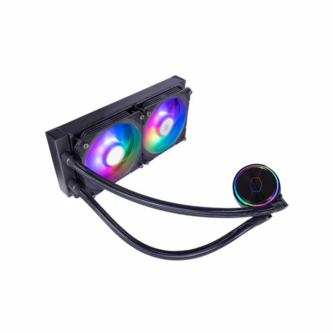 Cooler Master MasterLiquid PL240 Flux 240mm Black RGB All-In-One Liquid CPU Cooler