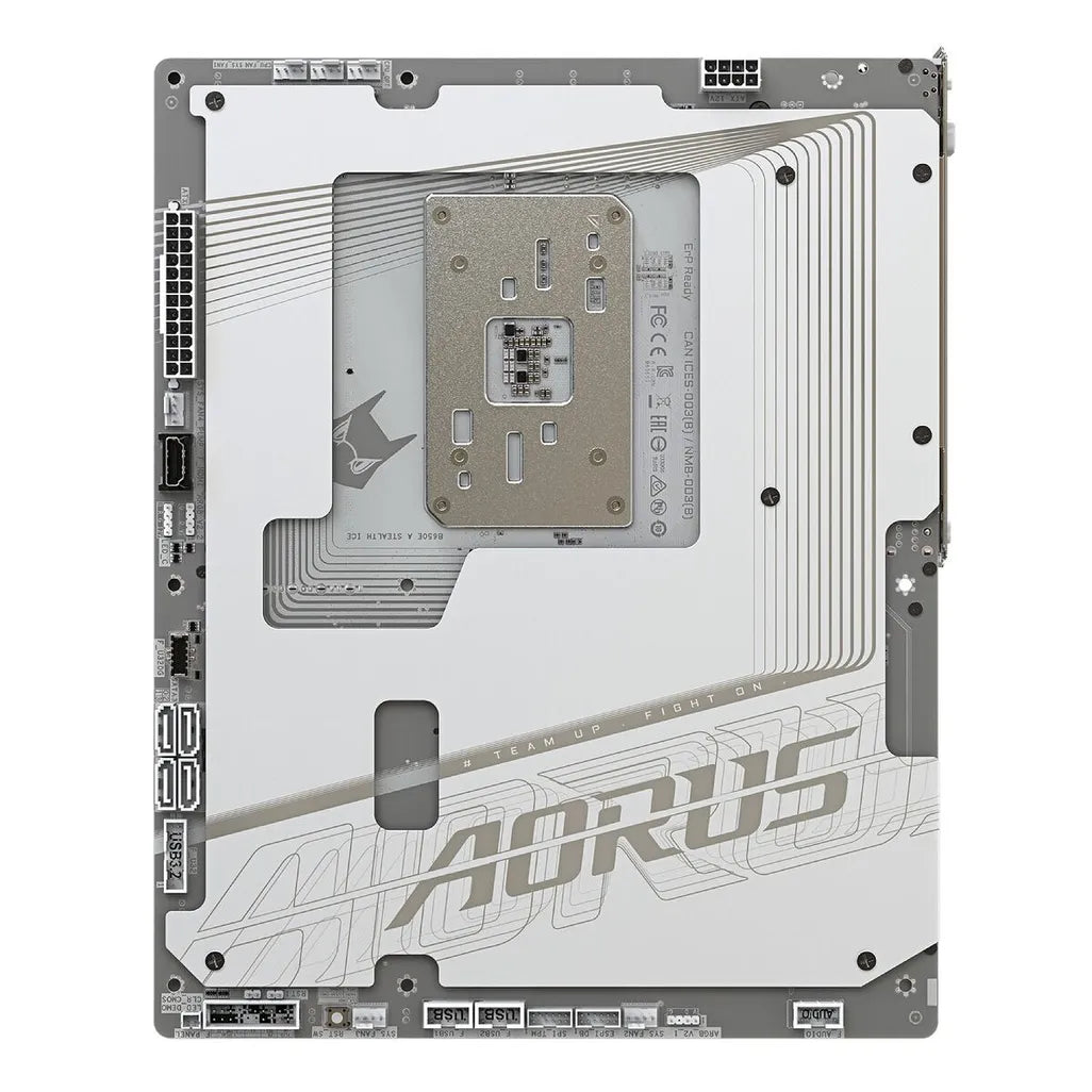 Gigabyte B650E-A-STEALTH-ICE B650E AORUS STEALTH ICE AMD Ryzen Socket AM5 ATX Desktop Motherboard