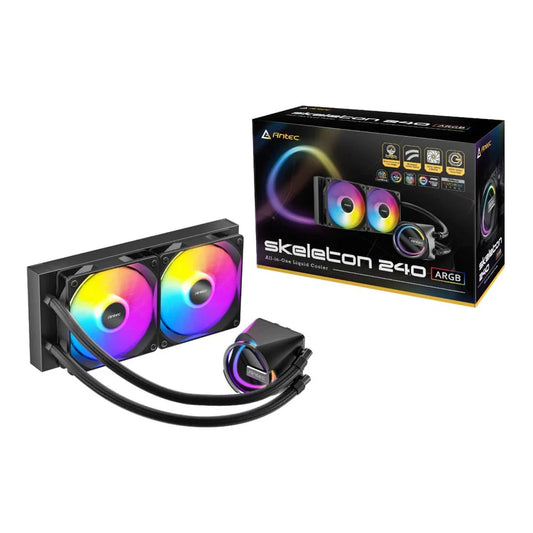 Antec Skeleton 240 ARGB 240mm All-In-One Black Liquid CPU Cooler