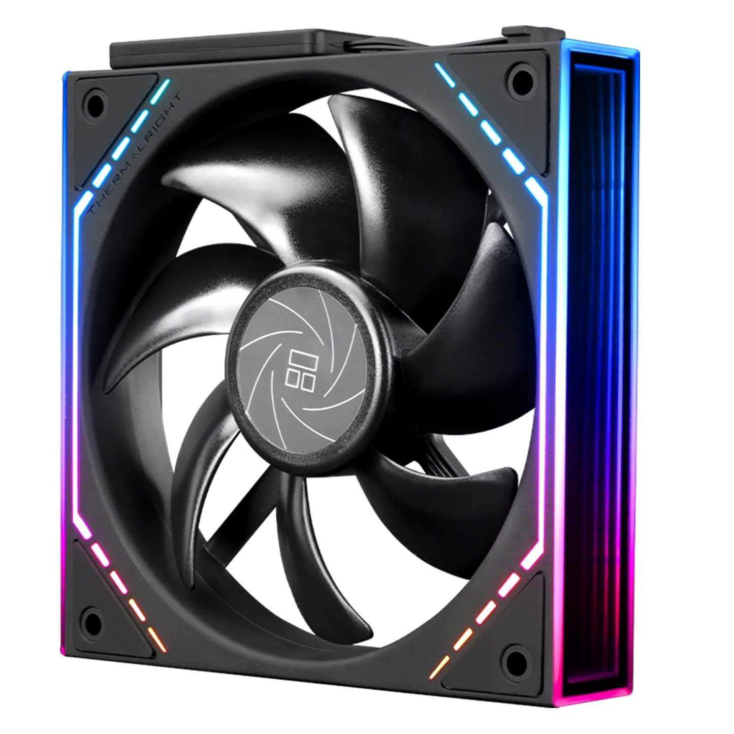 Thermalright TL-M12Q X3 Chassis Fan 120mm Silent,Wireless Splicing,Building Block Fan,PWM Function CPU,Infinity Mirror ARGB Lighting Effect,New Power chip Module simplifies Wiring Management