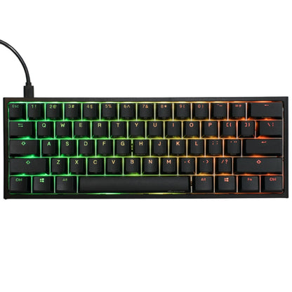 Ducky One 2 Pro Mini 60% Cherry MX Black Linear Mechanical Wired Black Gaming Keyboard