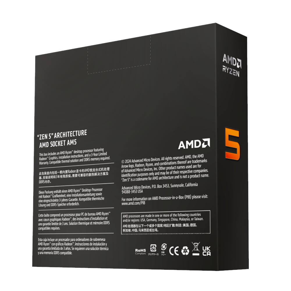 AMD RYZEN 5 9600X 6-Core 3.9GHZ AM5 CPU