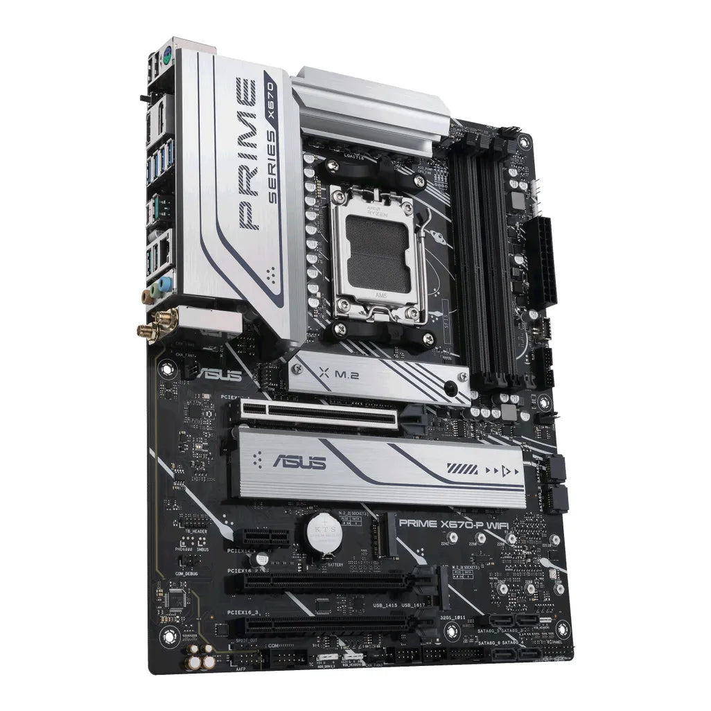 ASUS PRIME X670-P WIFI AMD X670 Ryzen Socket AM5 ATX Desktop Motherboard