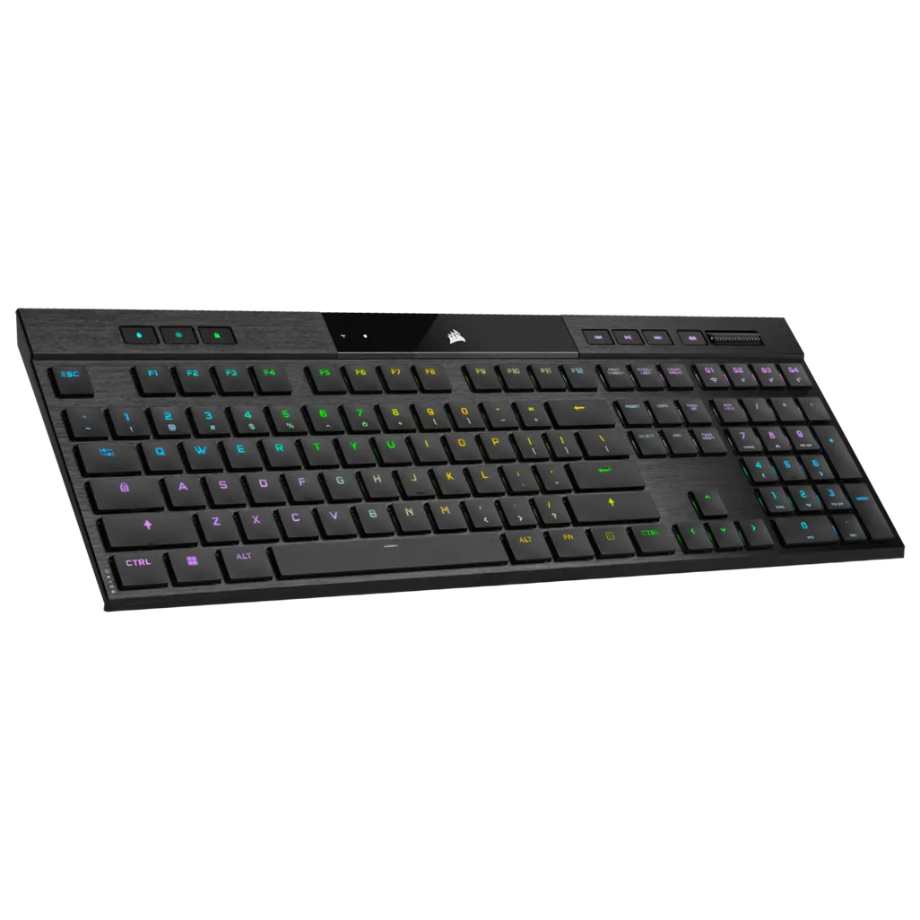 Corsair K100 AIR WIRELESS RGB CHERRY MX Ultra Low Profile Tactile Gaming Keyboard