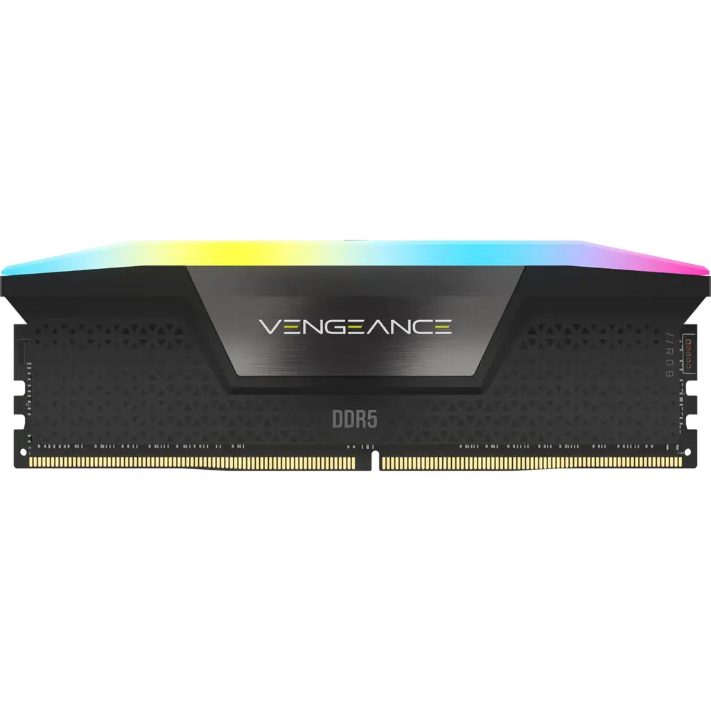 Corsair Vengeance RGB 64GB (2x32GB) DDR5-6000MT/s CL40 1.35V Black Desktop Memory