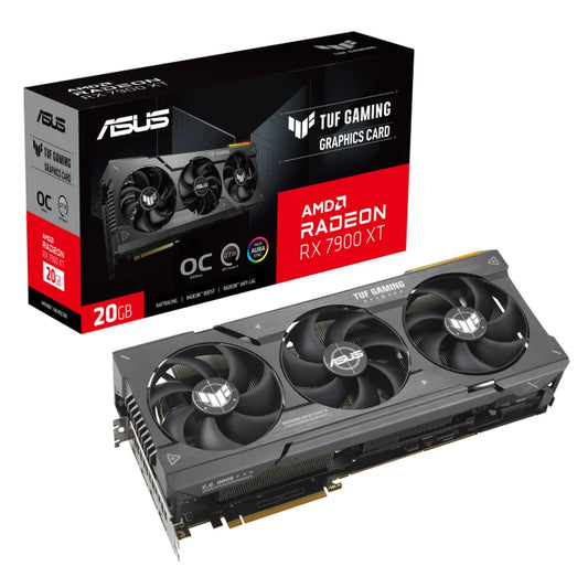 ASUS Radeon RX 7900 XT TUF Gaming OC Edition 20GB GDDR6 PCIe 4.0 Desktop Graphics Card