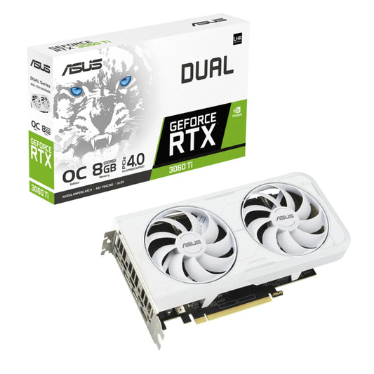 ASUS GeForce RTX 3060 Ti Dual White OC Edition DUAL 8GB GDDR6X