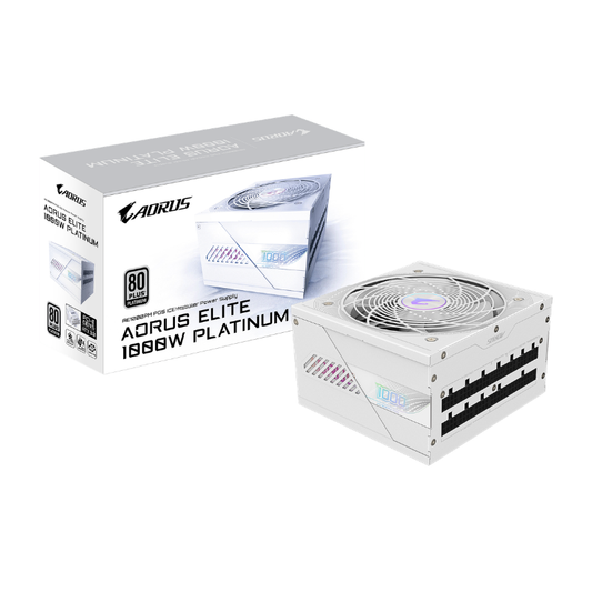 Gigabyte Aorus Elite P1000W Ice 80+ Platinum Modular PCIe Gen 5.0 PSU