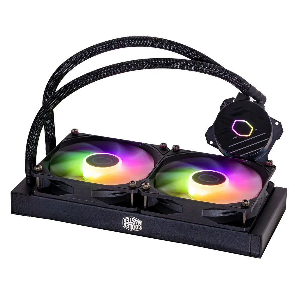 Cooler Master MasterLiquid 240L Core ARGB AIO 240mm Black Liquid CPU Cooler